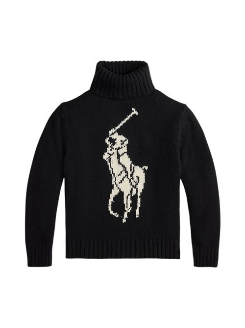 dolcevita donna nero big pony Ralph Lauren | 211978329002